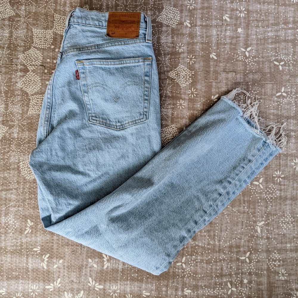 Levi's Light Blue Women's Jeans Ankle crop